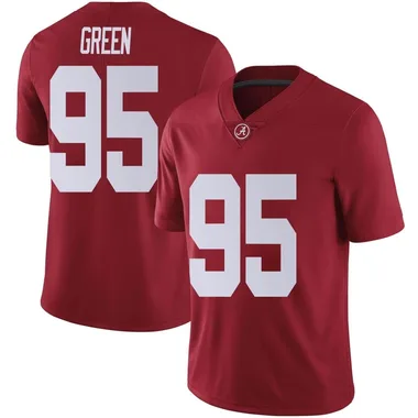 Men's Limited Anderson Green Alabama Crimson Tide Crimson Football College Jersey