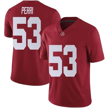 Men's Limited Vito Perri Alabama Crimson Tide Crimson Football College Jersey