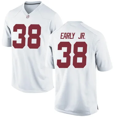 Men's Replica Marcus Early Jr. Alabama Crimson Tide Football College Jersey - White