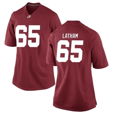 Women's Game JC Latham Alabama Crimson Tide Crimson Football College Jersey
