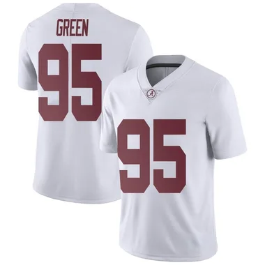 Youth Limited Anderson Green Alabama Crimson Tide Football College Jersey - White